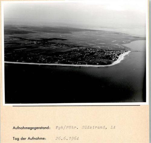 Wyk Foto montiert auf Karton
