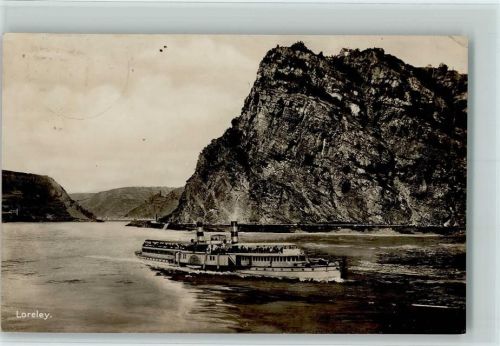 St. Goarshausen Loreley Raddampfer