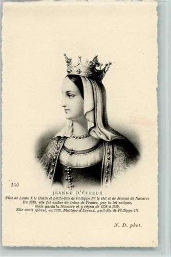Nr. 150 Jeanne d Èvreux - Königin von Frankreich