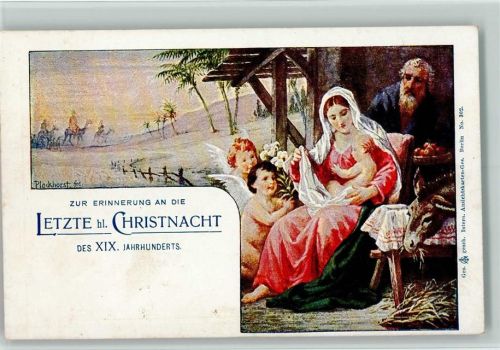 1905 Letzte hl. Christnacht - Krippenbild