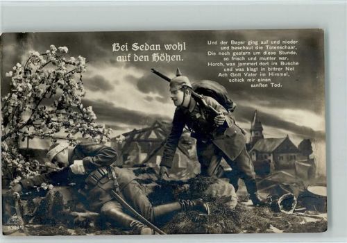 1915 Erkal Serie 8303-2 - Bei Sedan wohl auf den Höhen AK