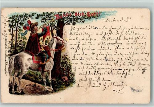 1903 Behüt Dich Gott AK