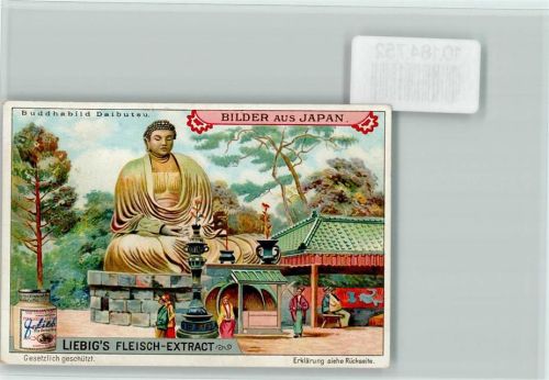 Bilder aus Japan, Buddha - Sammelbild Liebig