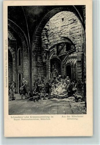 1902 Schmederer Krippensammlung - aus der Neapolitanischen Abteilung, Bayr. Nationalmuseum AK