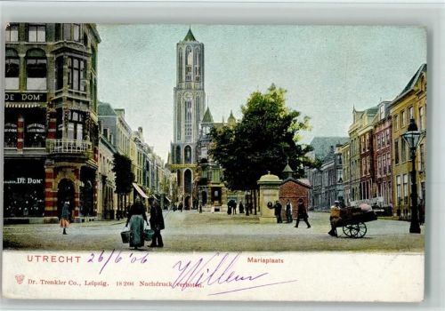 Utrecht 1906 Mariaplaats Mariaplatz