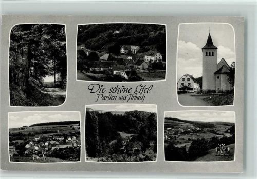 Arbach Ortsansichten Kirche Mehrfachaufnahme