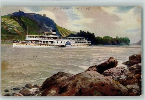 Hammerstein 1916 Köln-Düsseldorfer Rheindampfschifffahrt Hammerstein Raddampfer