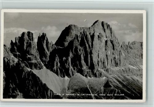 Dolomiten Torri di Vailoet e Catinaccio viste dallo Sciliar