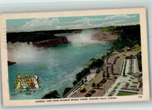 1953 S-87 Wappen, coat of arms - Rainbow Bridge Tower