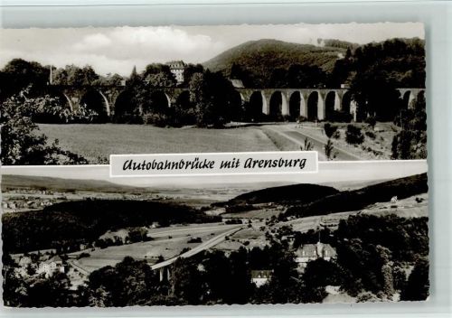 Bad Eilsen Autobahnbrücke mit Arensburg