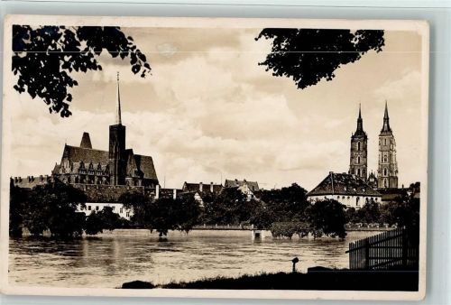 Breslau Kreuzkirche und Dom