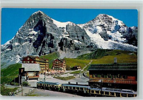 Kleine Scheidegg Bahnhof u. Bergbahn Eiger u. Mönch