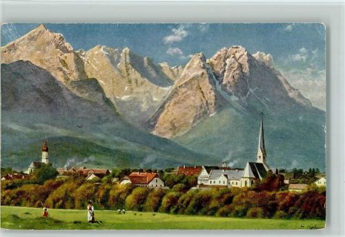 Garmisch 1926 Edm. König Kunstverlag Nr. 83 - sign H. Hoffmann