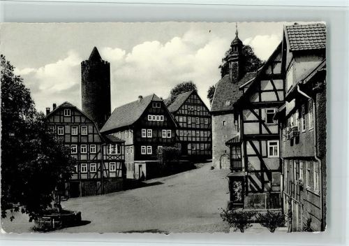 Schlitz Am Marktplatz Fachwerkhäuser Brunnen