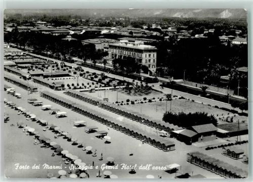 Forte dei Marmi Fliegeraufnahme Spiaggia e Grand Hotel