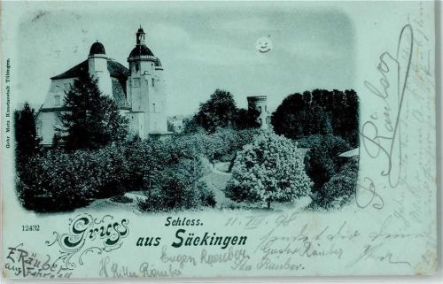Bad Säckingen 1898 Schloss Schönau