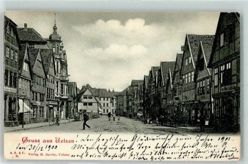 Uelzen 1900 Fachwerkhäuser