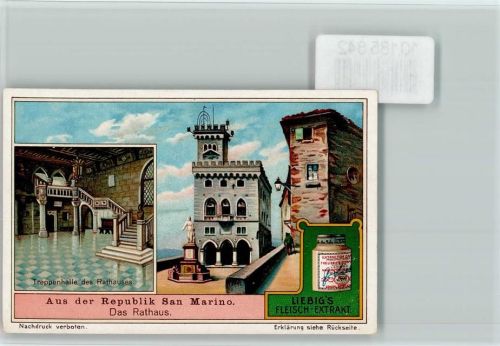 1898 Das Rathaus, Sammelbild Liebig