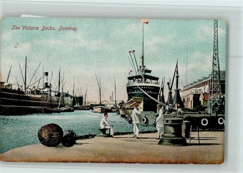 Bombay The Vctoria Docks 1925 AK