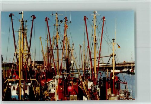 Cuxhaven Fischkutter Alter Fischereihafen mit Kuttern