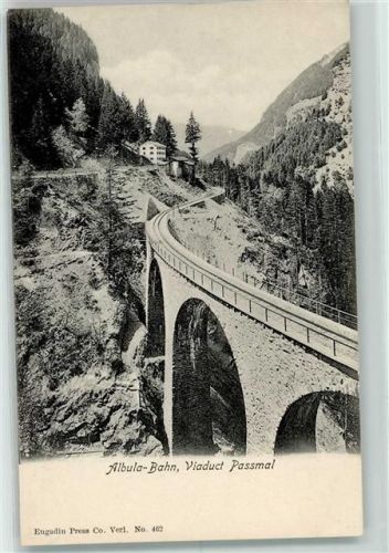 Chur Albula-Bahn Viadukt Passmal