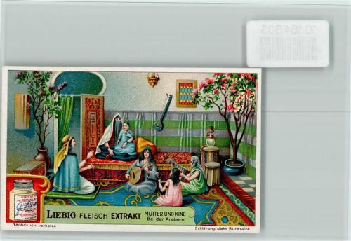Mutter und Kind - Sammelbild Liebig