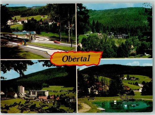 Obertal Ortsansichten Minigolf