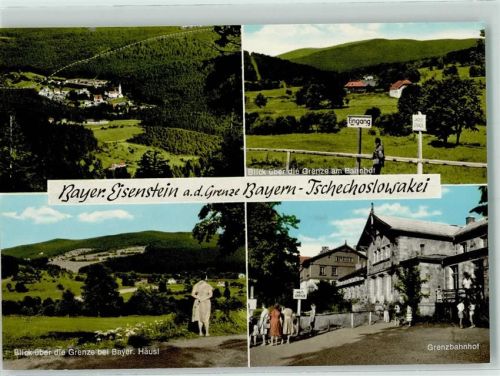 Bayerisch Eisenstein Grenze Bayern - Tscxhechoslowakei Grenzposten Grenzbahnhof