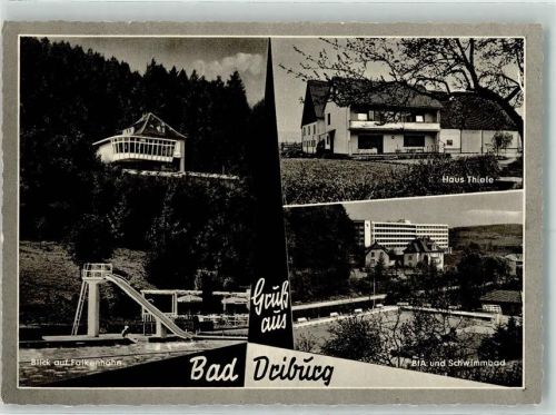 Bad Driburg Haus Thiele Freibad Falkenhöhe BfA Gebäude