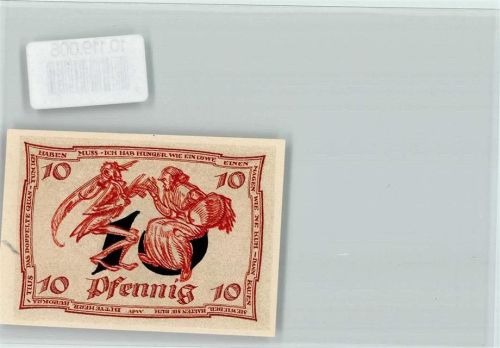 Arnstadt Notgeld Heuschrecke