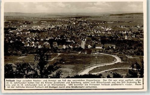 Fellbach Kosmos-Chronik-Karte