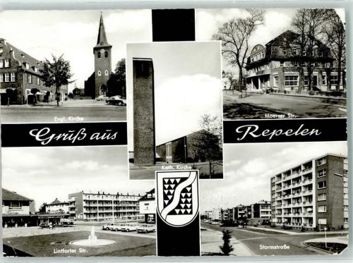Repelen Stormstrasse Ev. Kirche Moerser Strasse Lintforter Strasse