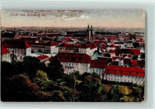 Fulda Aussicht vom Domturm
