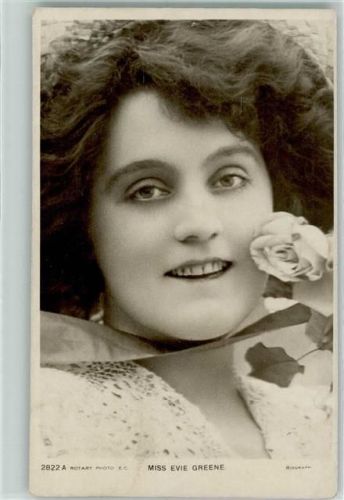 1904 Nr. 2822 A Rotary Photo - Miss Evie Greene AK