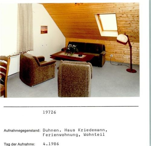 Duhnen Foto montiert auf Karton