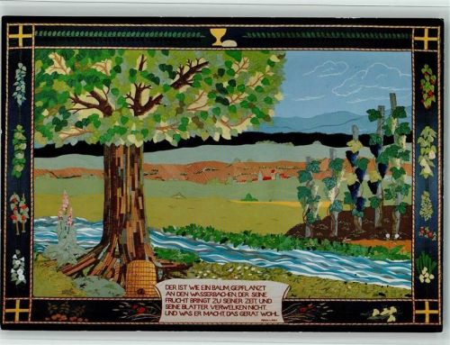 Britzingen Johanneskirche Wandteppich Thema Ps.1 Vers 3 Entw. Hannelore Much