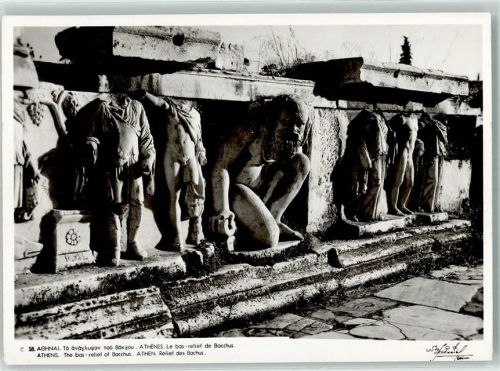 Athen relief des Bachus