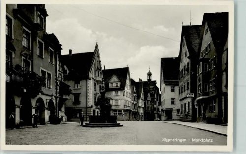 Sigmaringen Marktplatz Brunnen