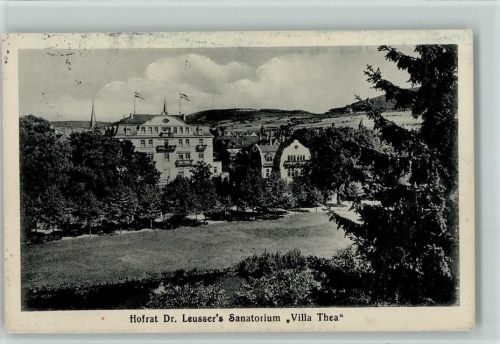 Bad Kissingen Hofrat De. Leusser's Sanatorium Villa Thea