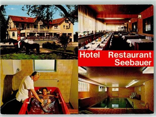 Wemding Hotel Gasthaus Seebauer Schwimmbad Reiter