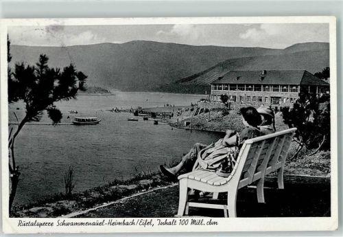 Schwammenauel Rurtalsperre Gasthaus Seehof