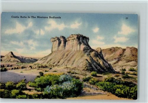 Castle Buttle in the Montana Badlands