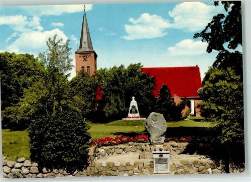 Bornhöved Rückseite mit Abschürfungen bzw Kleberesten Vicelin Kirche