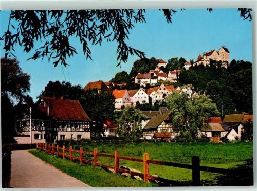 Egloffstein Rückseite mit Abschürfungen bzw Kleberesten