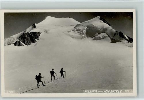 1938 Am Weg zur Wildspitze - Much Heiss, Alpiner Kunstverlag 2165 AK