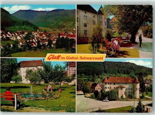 Glatt Rückseite mit Abschürfungen bzw Kleberesten