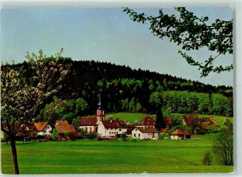 Moosbronn Rückseite mit Abschürfungen bzw Kleberesten Maria Hilfkirche