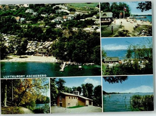 Ascheberg Gr. Plöner See Rückseite mit Abschürfungen bzw Kleberesten