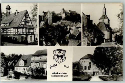 Hohnstein Rückseite mit Abschürfungen bzw Kleberesten
