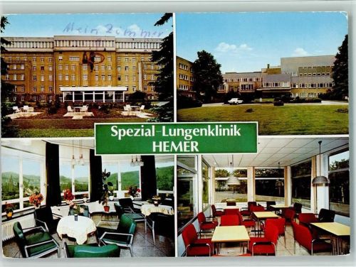 Hemer Spezial-Lungenklinik Hemer 4-Fach Aufnahme Innenaufnahmen Aufenthaltsräume